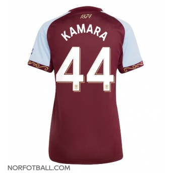 Billige Fotballdrakt Aston Villa Boubacar Kamara #44 Replika Hjemmedrakt Dame 2025-26 Kortermet